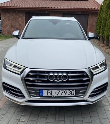 Audi SQ5 cena 152000 przebieg: 124340, rok produkcji 2018 z Raszków małe 326